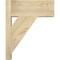 Ekena Millwork Traditional Block Rough Sawn Outlooker, Douglas Fir, 8"W x 18"D x 22"H OUT08X18X22TRA05RDF - alternate 3